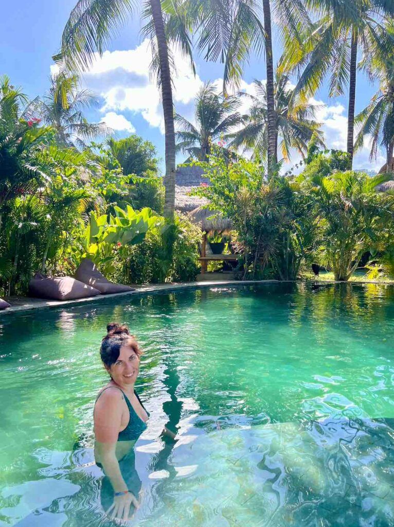 Disfrutando del paraíso en Mana Eco Retreat, Kuta Lombok.